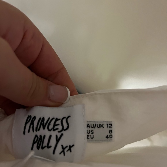 Princess polly white dress size 8! Never worn! - Picture 4 of 4